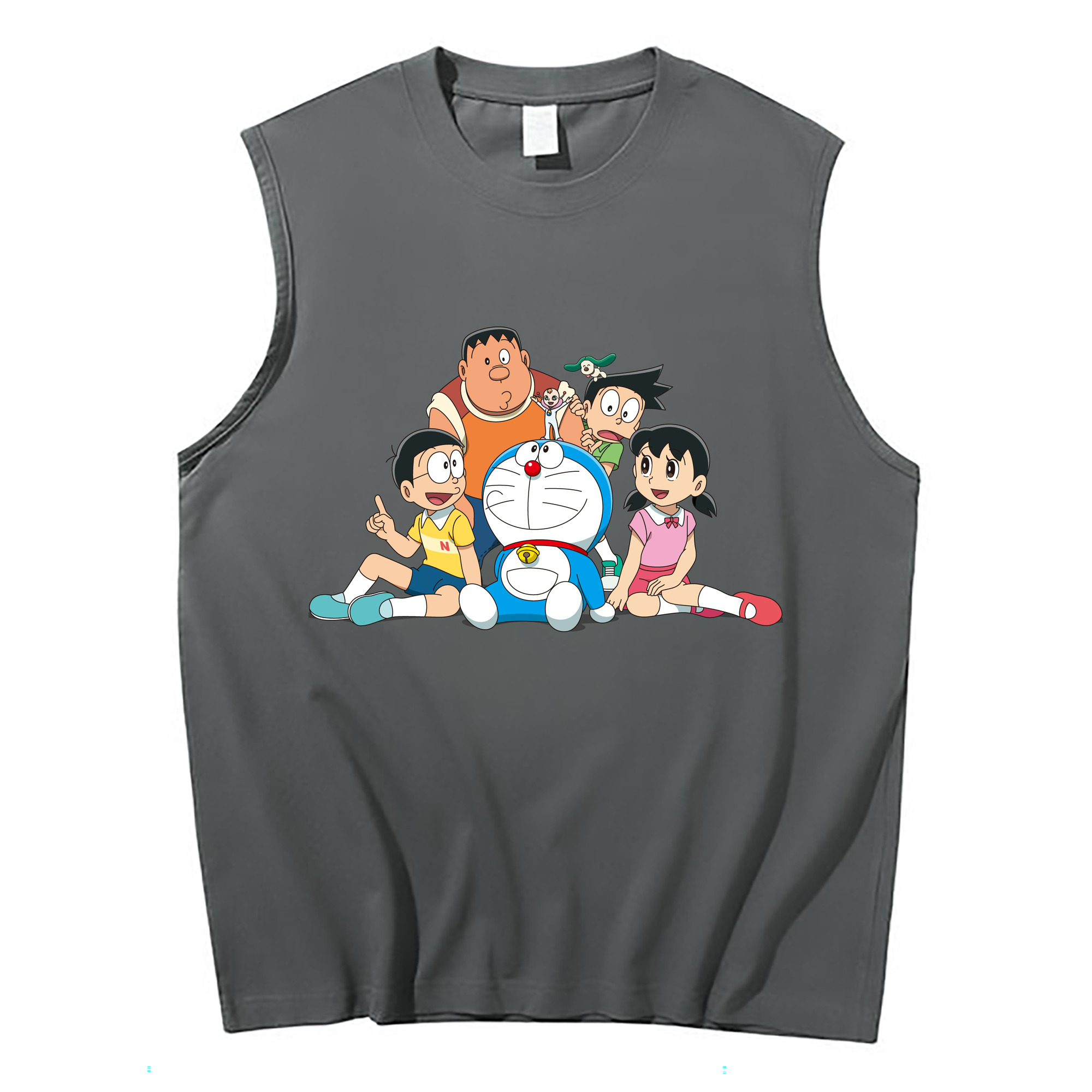 （画像用） ドラえもん Doraemon コットン100％タンクトップ（フロントプリント）